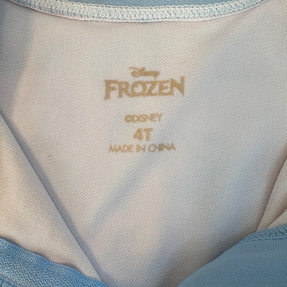 Disney Frozen Elsa Anna Rash Guard 4T - Picture 4 of 6